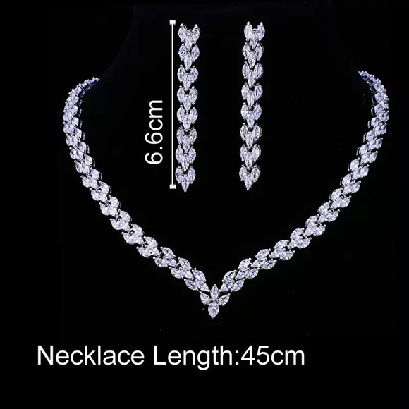 Bridal Jewelry AAAAA Cubic Zirconia Set - Picture 8 of 8